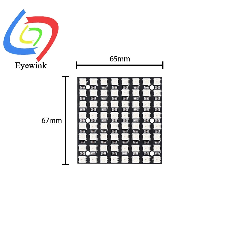 WS2812 8 x 8 RGB LED Matrix Module