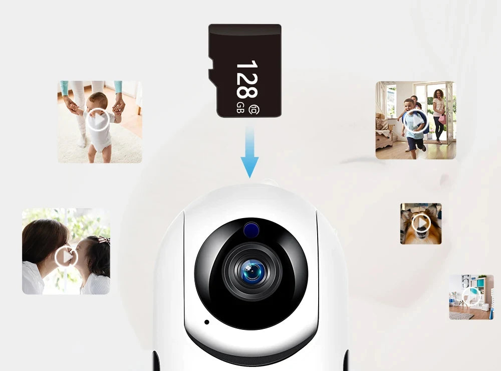 WiFi IP Camera with Auto Tracking and Night Vision