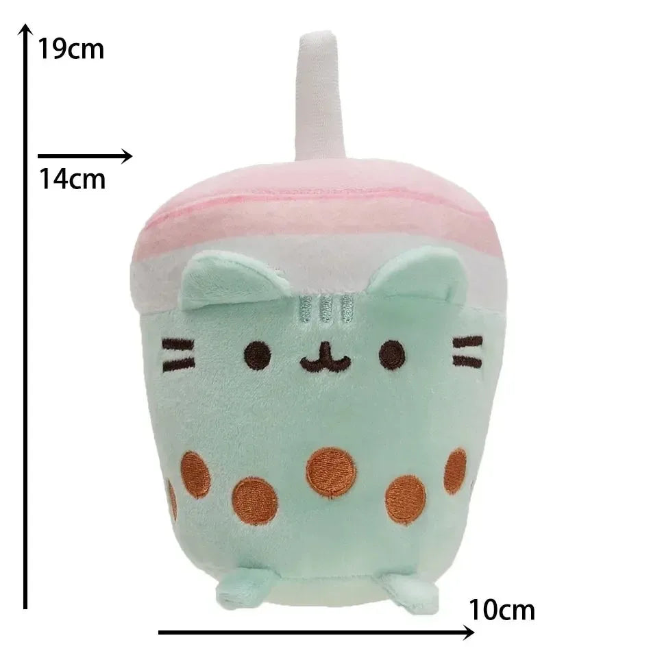 Muñeco decorativo de peluche con temática de gatos