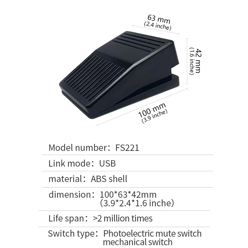 Programabilni nožni prekidač USB tipkovnice