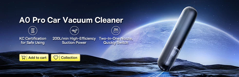 6000Pa Cordless Handheld Vacuum for Car & Home Cleaning