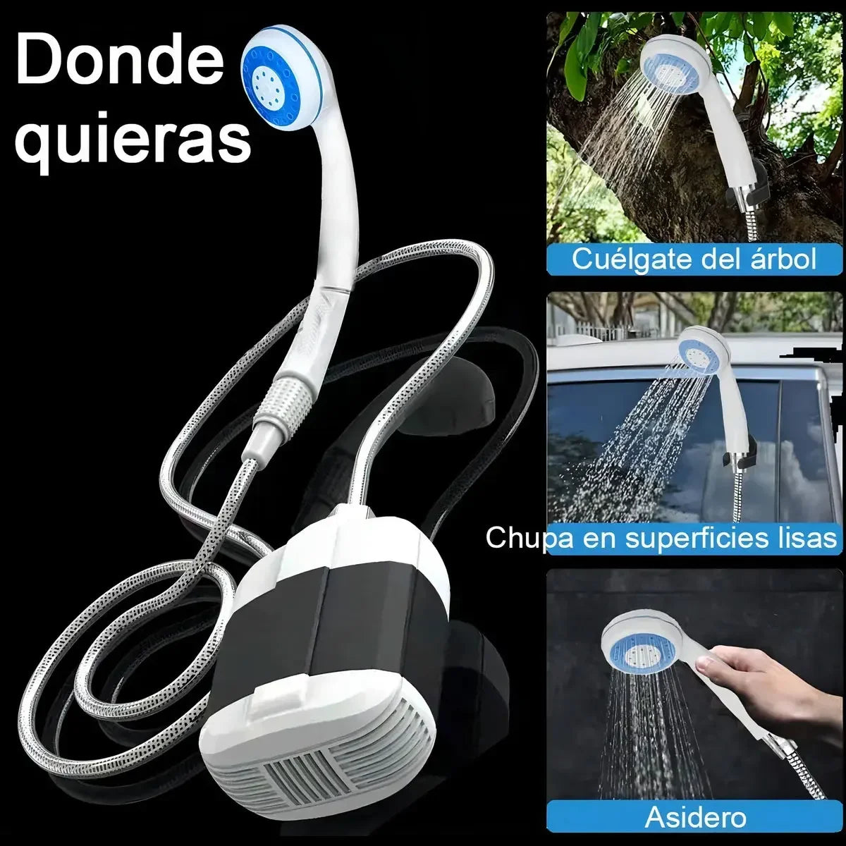 Portable Outdoor Camping Shower USB Rechargeable Electric Shower Pump