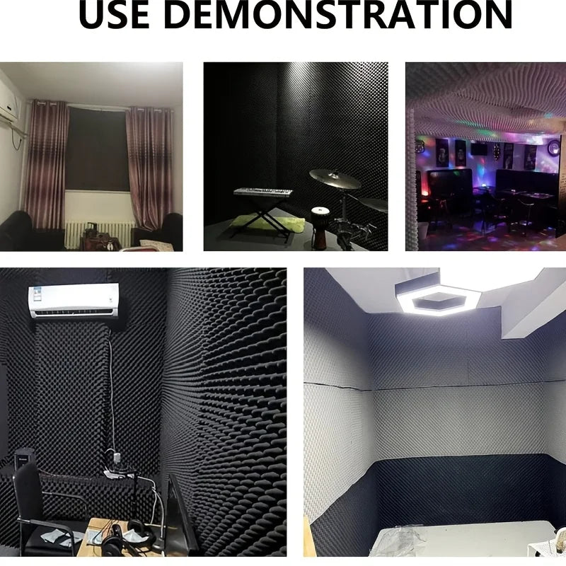 High-Density Self Adhesive Soundproofing Insulation Cotton Thickness Black Panels for Walls Soundproofing Insulation for Car