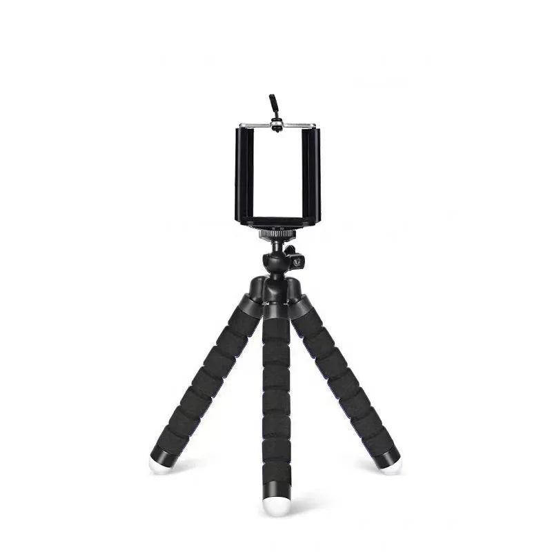 Flexible Mini Phone Tripod with Clip & Ball Head