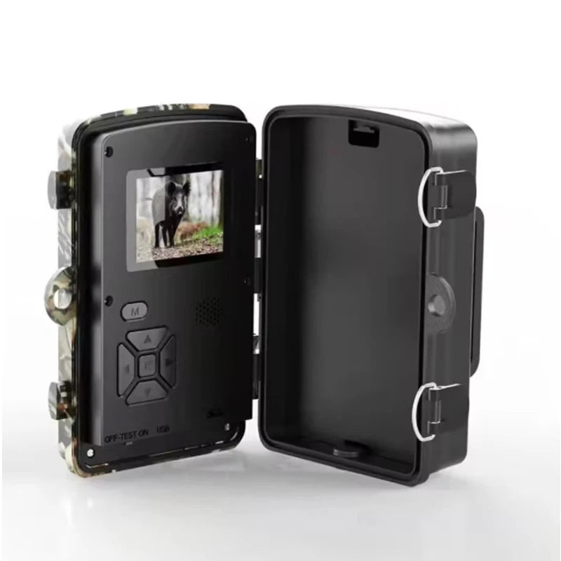 16MP 1080P Hunting Trail Camera with Motion-Activated Night Vision