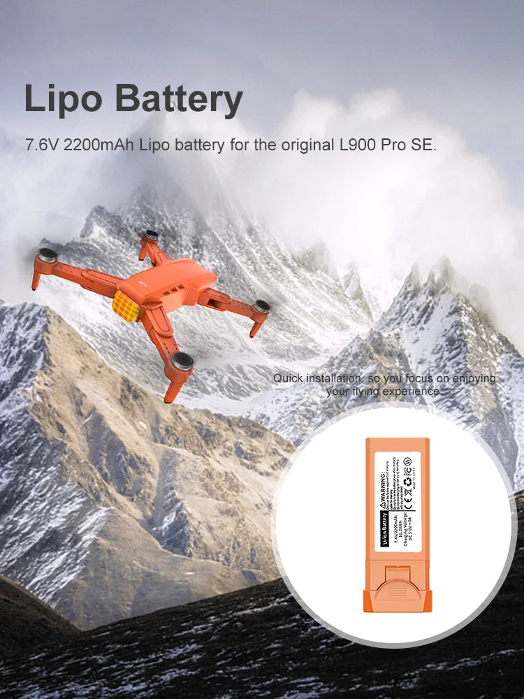2200mAh Replacement Battery for L900 Pro SE Drone
