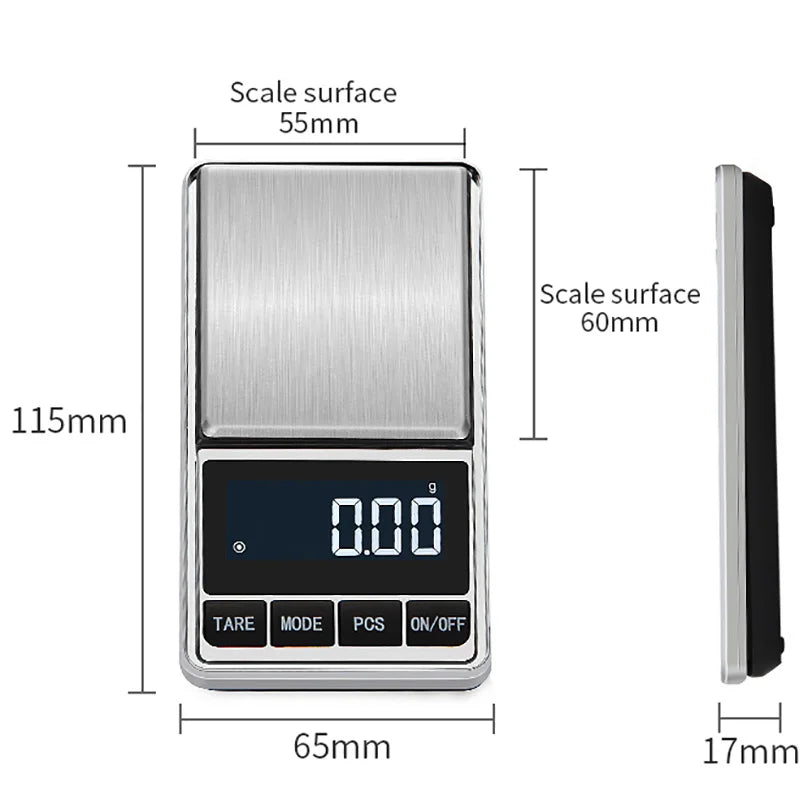 Pocket Digital Jewellery Scale - Capacity Options