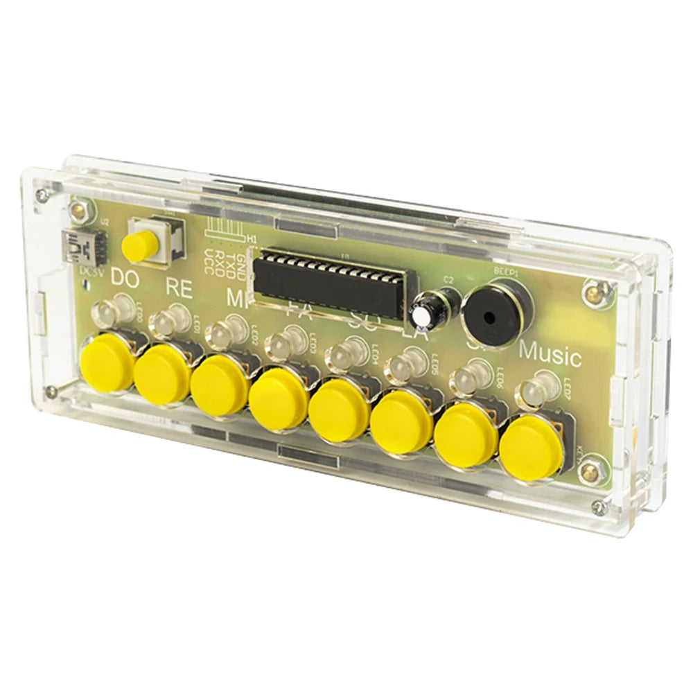 DIY Eight-Key Electronic Piano Soldering Kit