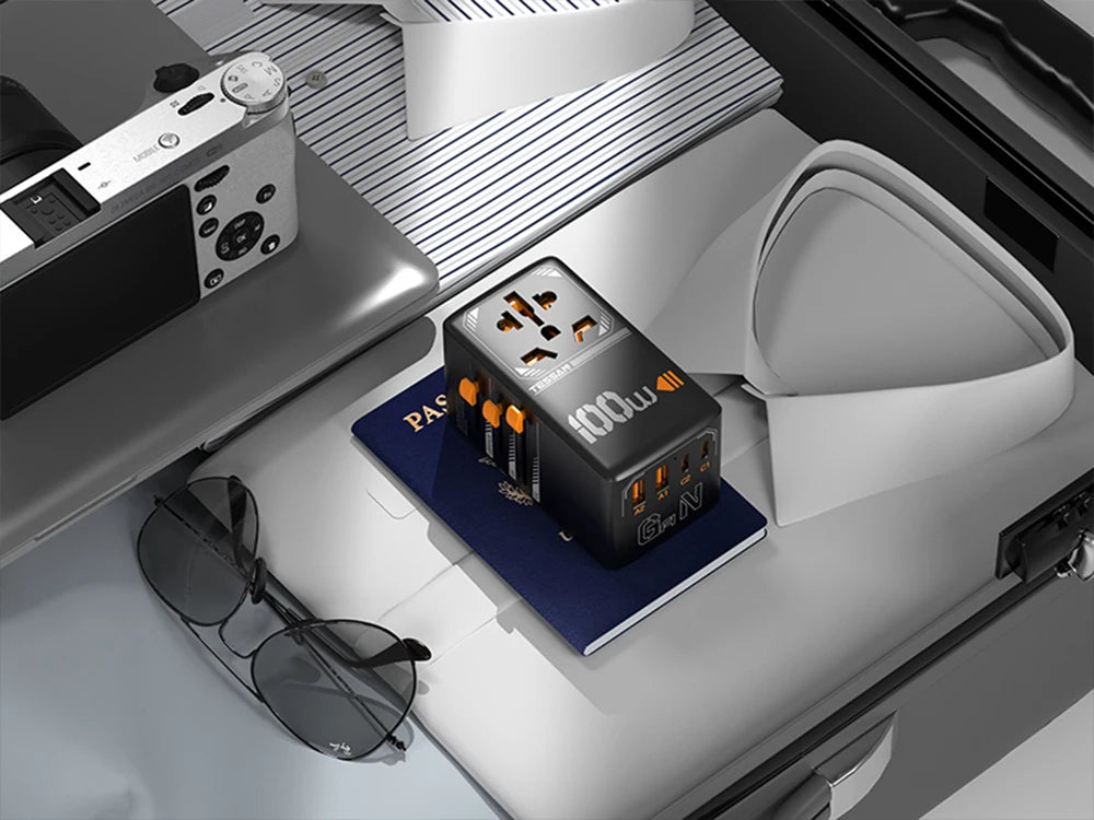 Universal Travel Adapter - USB Power Options