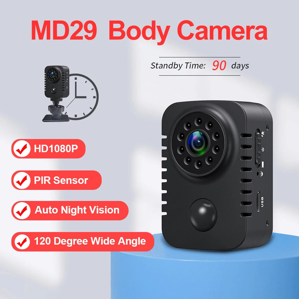 MD29 Mini 1080p Batériový fotoaparát