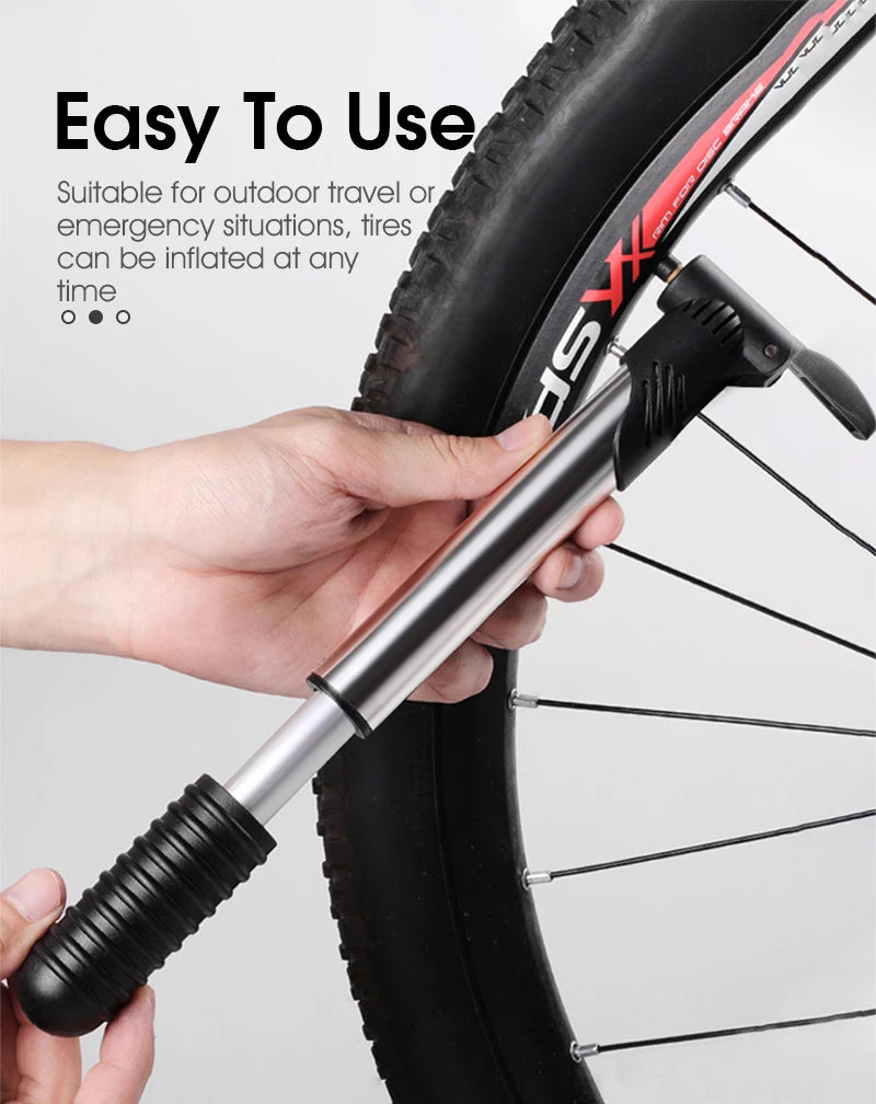 WEST BIKING Prijenjiv mini pumpa Schrader & Presta