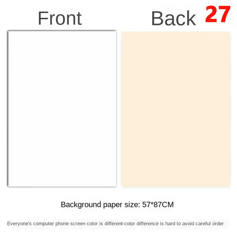 Double-Sided Product Photography Backdrop, 57 × 87cm