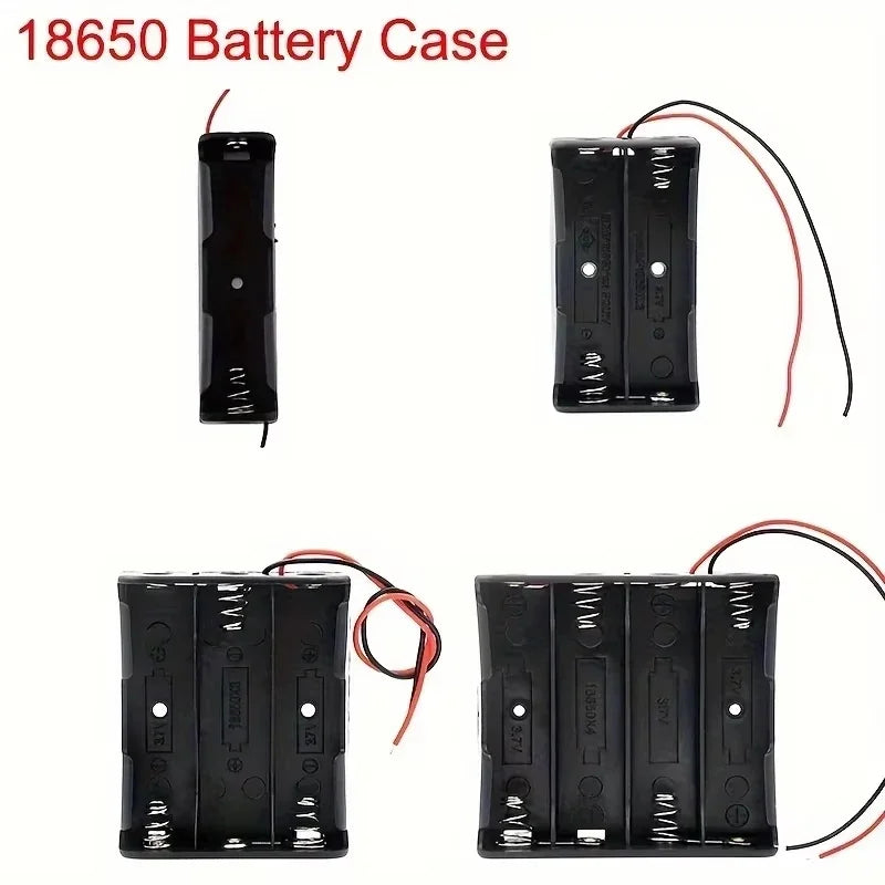 Four Wired Battery Holders for Electronics Projects