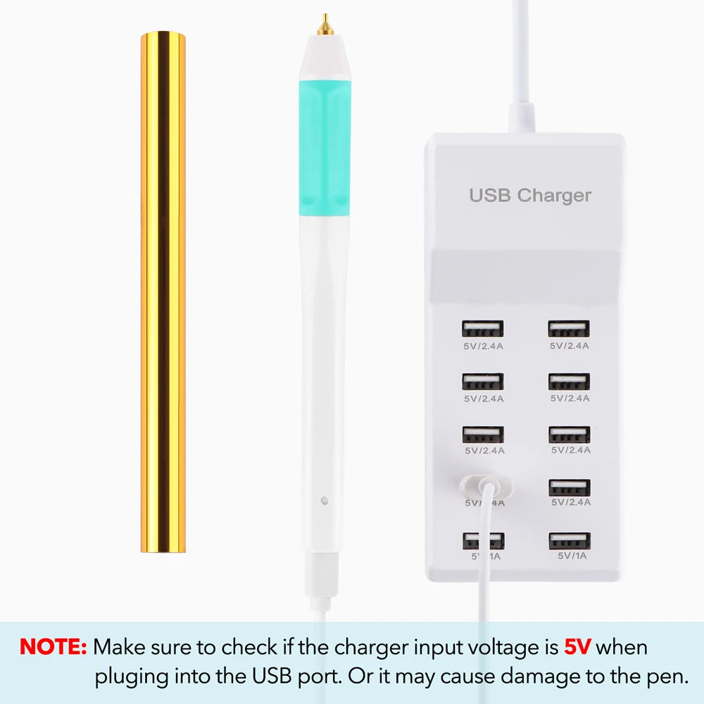 Długopis do hot foil z USB z folią