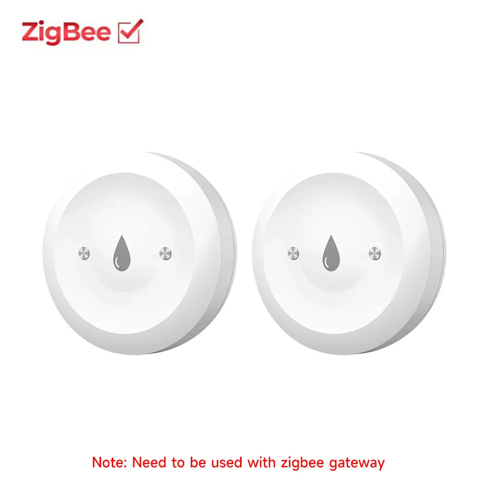 IH-K665 Tuya Zigbee Water Leak Sensor, 1–8 Pack