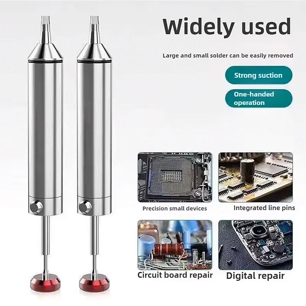 Aluminium Manual Desoldering Pump - Three Pack