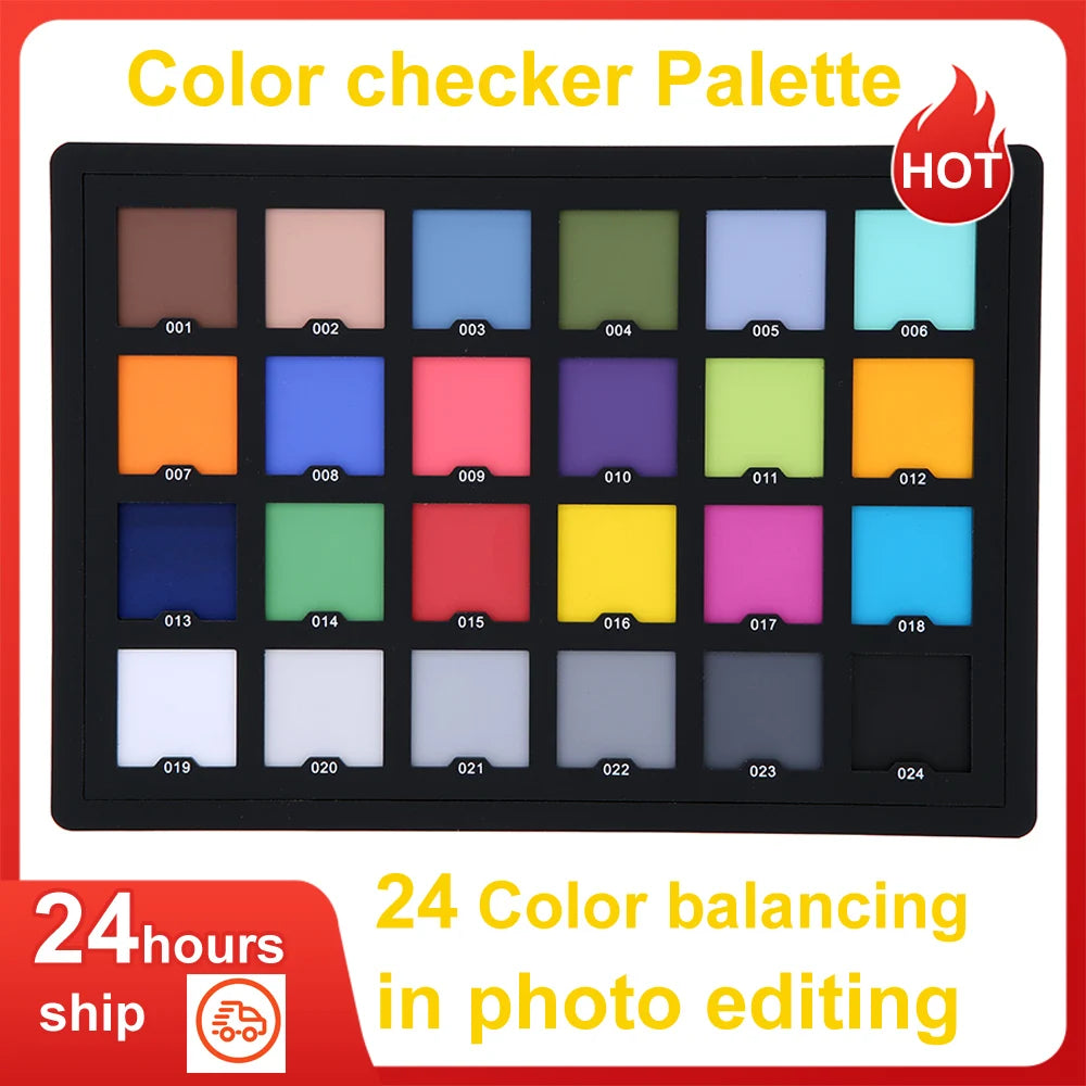 24-Farben Fotografie Referenzkarte