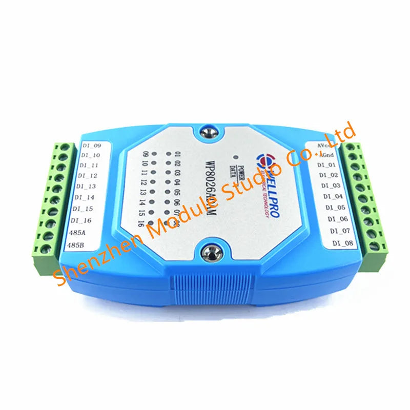 WP8026ADAM 16-Channel Digital Input Module, RS485 Modbus RTU