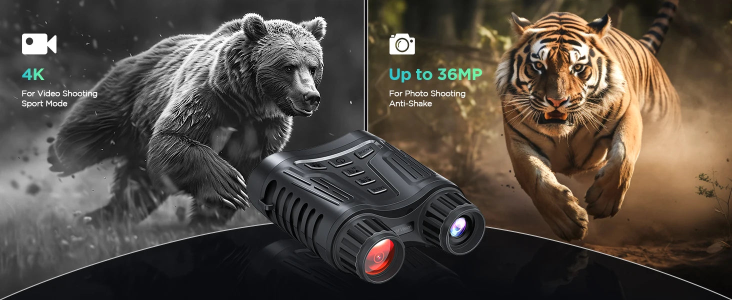 Model 2180 4K nočné videnie ďalekohľady – 36MP a IP54