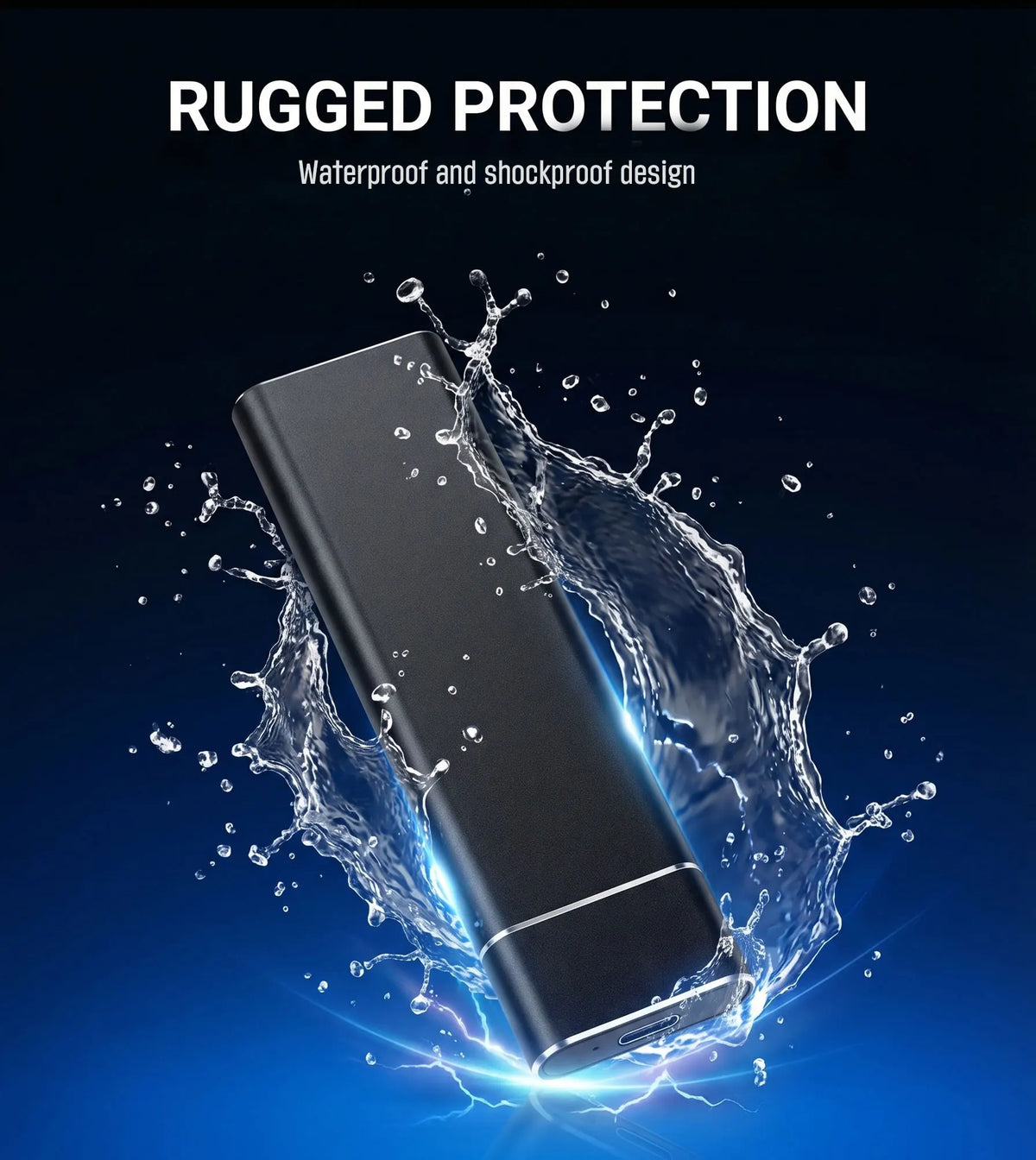 High-speed USB 3.1 portable SSD 2TB external solid state drive 1TB 4TB original large capacity for PC laptop Mac mobile phone ta