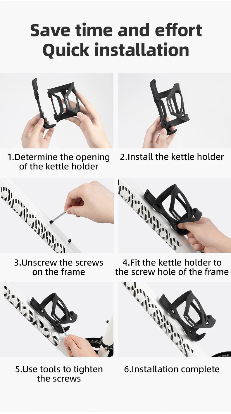 Lightweight Bicycle Water Bottle Cage Under 75g ABS+PC Holder