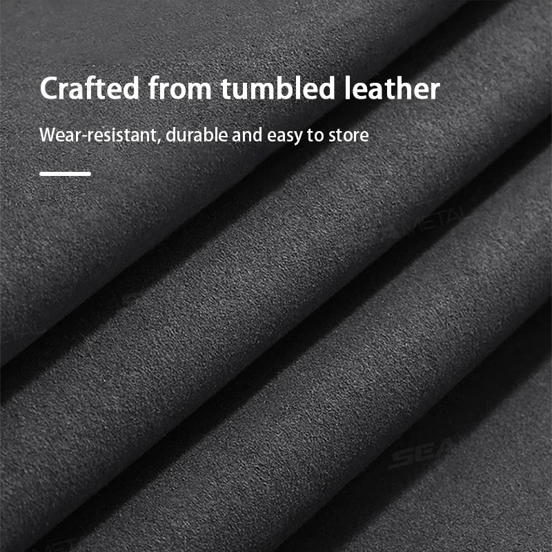 SEAMETAL Car Seat Back Hook Luxury Suede Headrest Hanging Hook 20KG Load-Bearing Universal Backseat Storage Hook for Purse Bag
