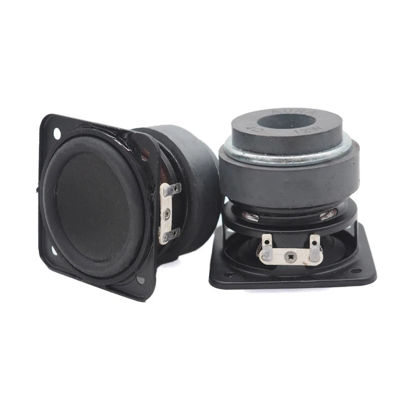 2 haut-parleurs de 2 pouces, 4 Ohm, 12W, large bande, double aimant, pour home cinéma, longue excursion, DIY, Bluetooth, voiture