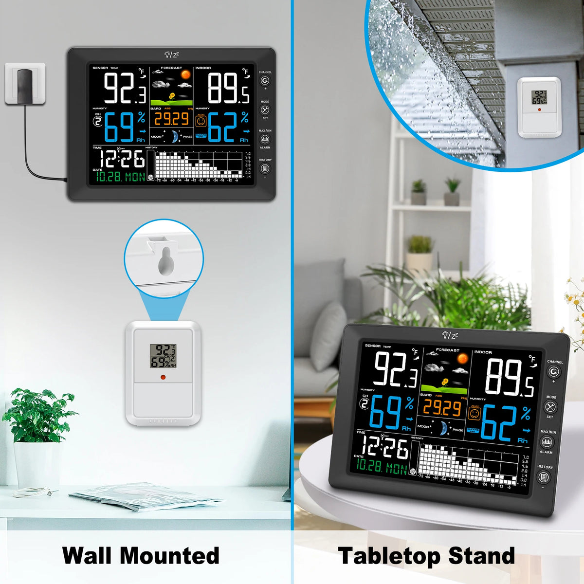 WS0818 Indoor and Outdoor Weather Station