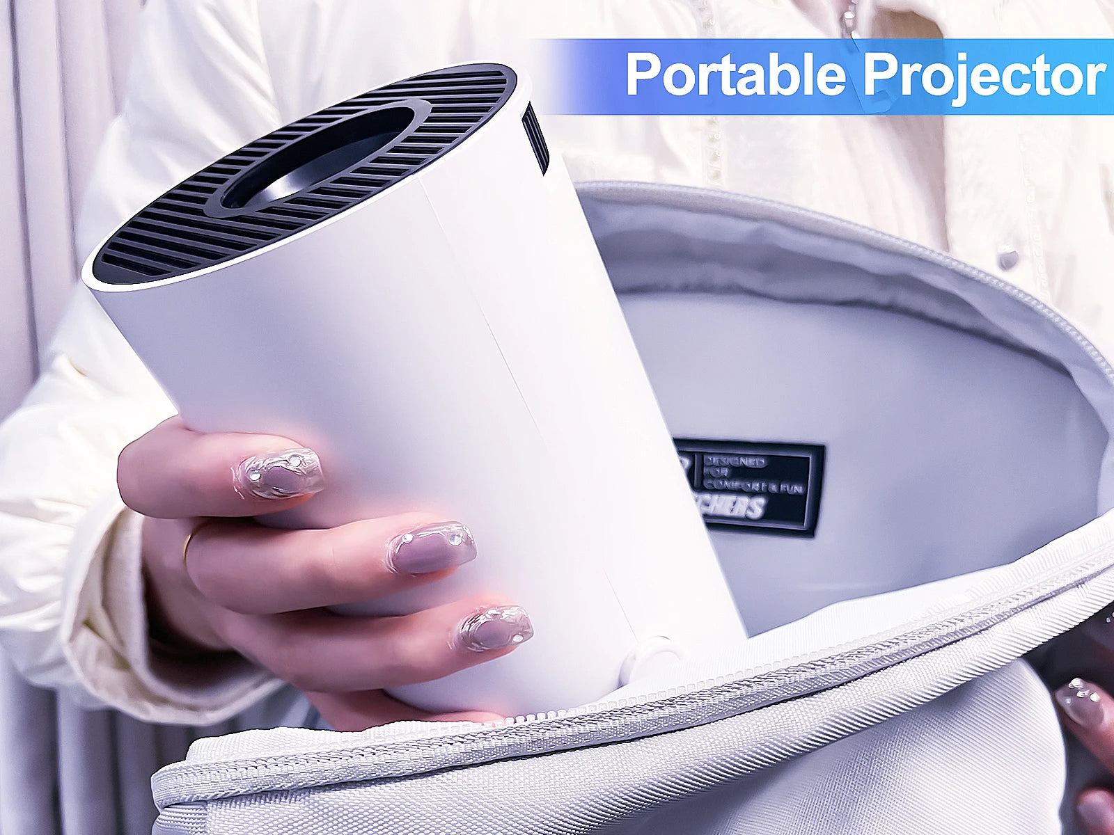 Vezeték nélküli 720P projektor képernyőtükrözéssel és dupla WiFi-vel