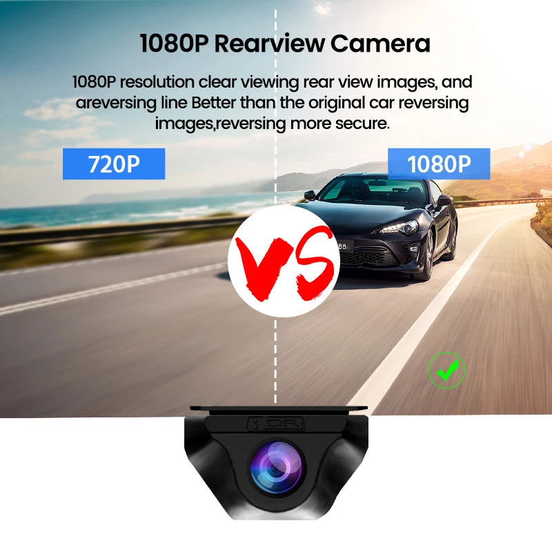 10 Inch Car DVR Car Touch Screen video Recorder Dual 1080P Rearview Mirror Front and Rear HD Night Vision Camera Mirror 