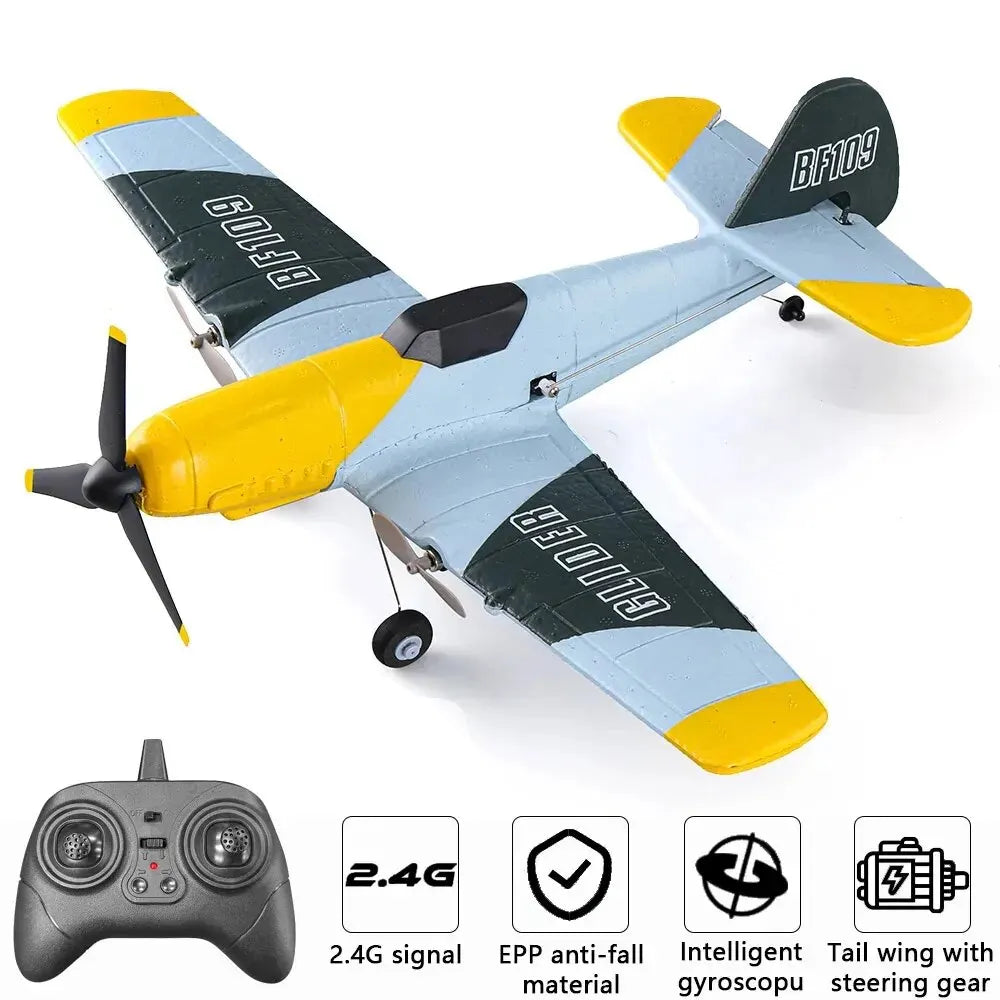 P51 Remote-Control Foam Airplane with Landing Gear