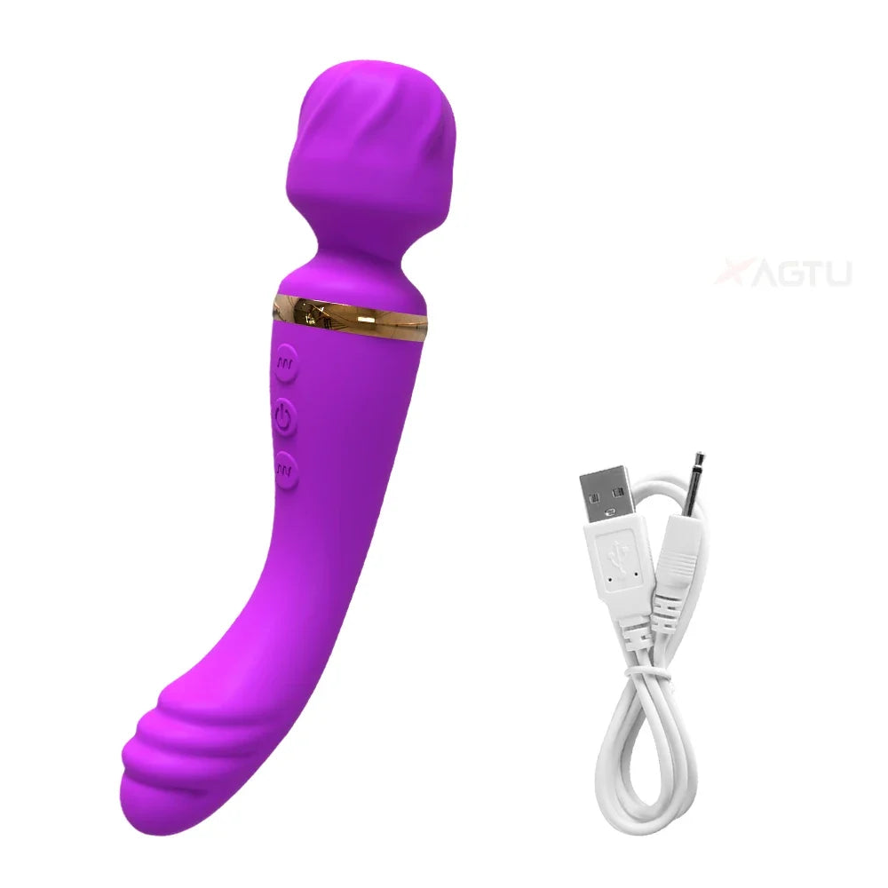 Güçlü Ava Bar Vibratör Değnek Dildo Seks Oyuncakları Kadınlar için Çift Motorlu Klitoris G-Noktası Klitoris Uyarıcı Vibratörler Çiftler için Seks Oyuncağı
