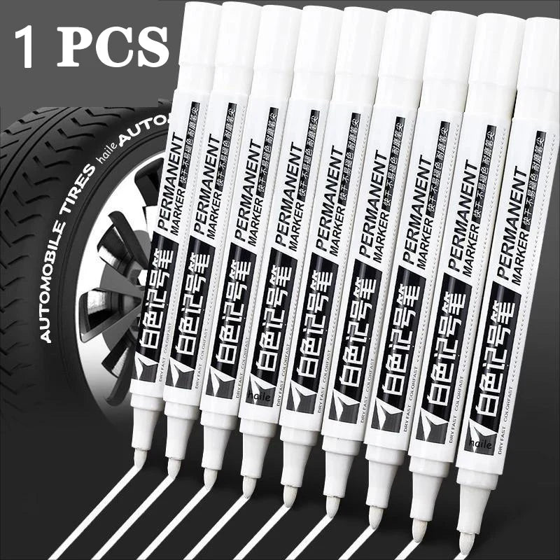 Canetas e marcadores de desenho brancos - opções de ponta