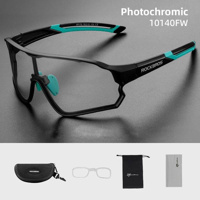 Photochromic Bike Glasses UV400 Cycling Sunglasses for Men and Women