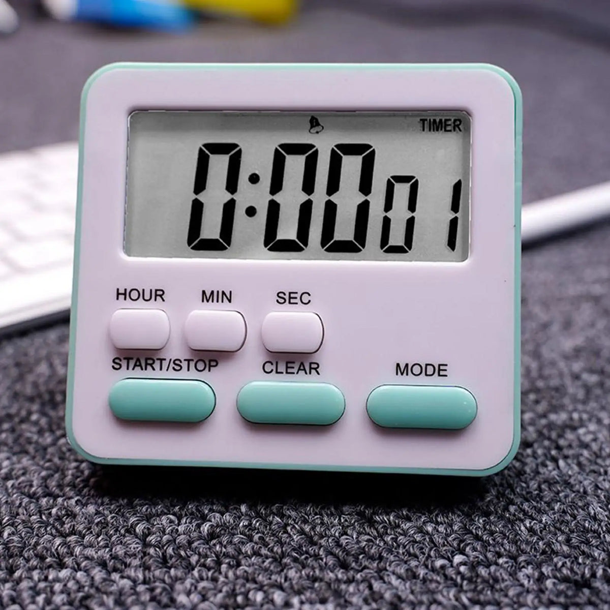 Lautloser digitaler Countdown- und Hochzähltimer