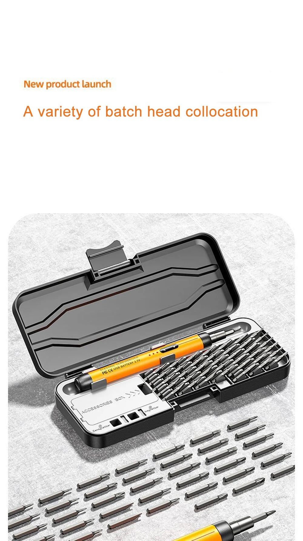 Rechargeable Precision Electric Screwdriver Set