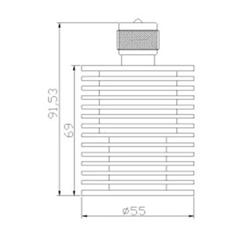 Încărcător fictiv RF de 50 ohmi cu conector PL259