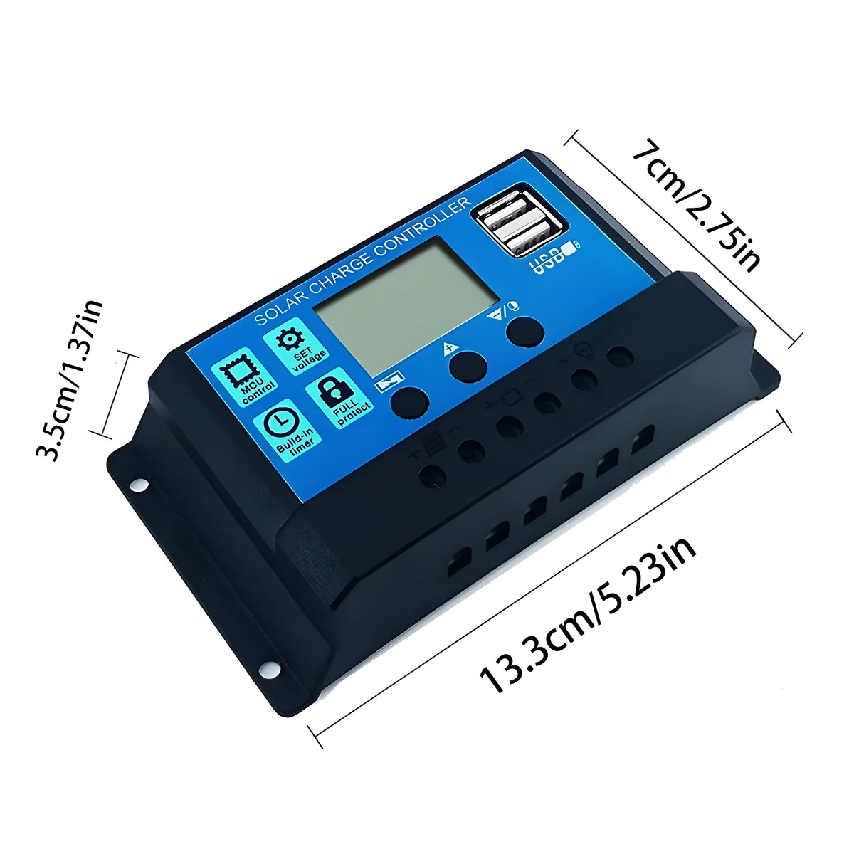 PWM Solar Charge Controller with LCD