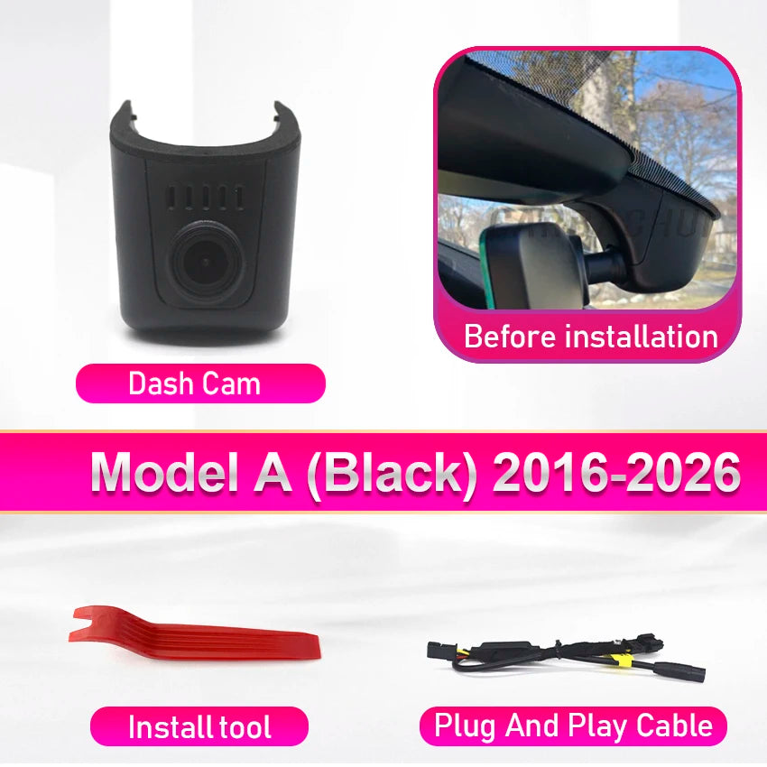4K Hidden WiFi Dash Cam