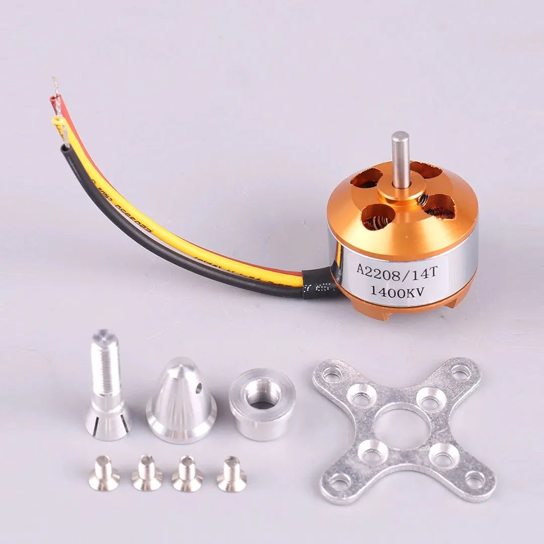 A2208 børsteløs motor til RC-fly - KV-muligheder