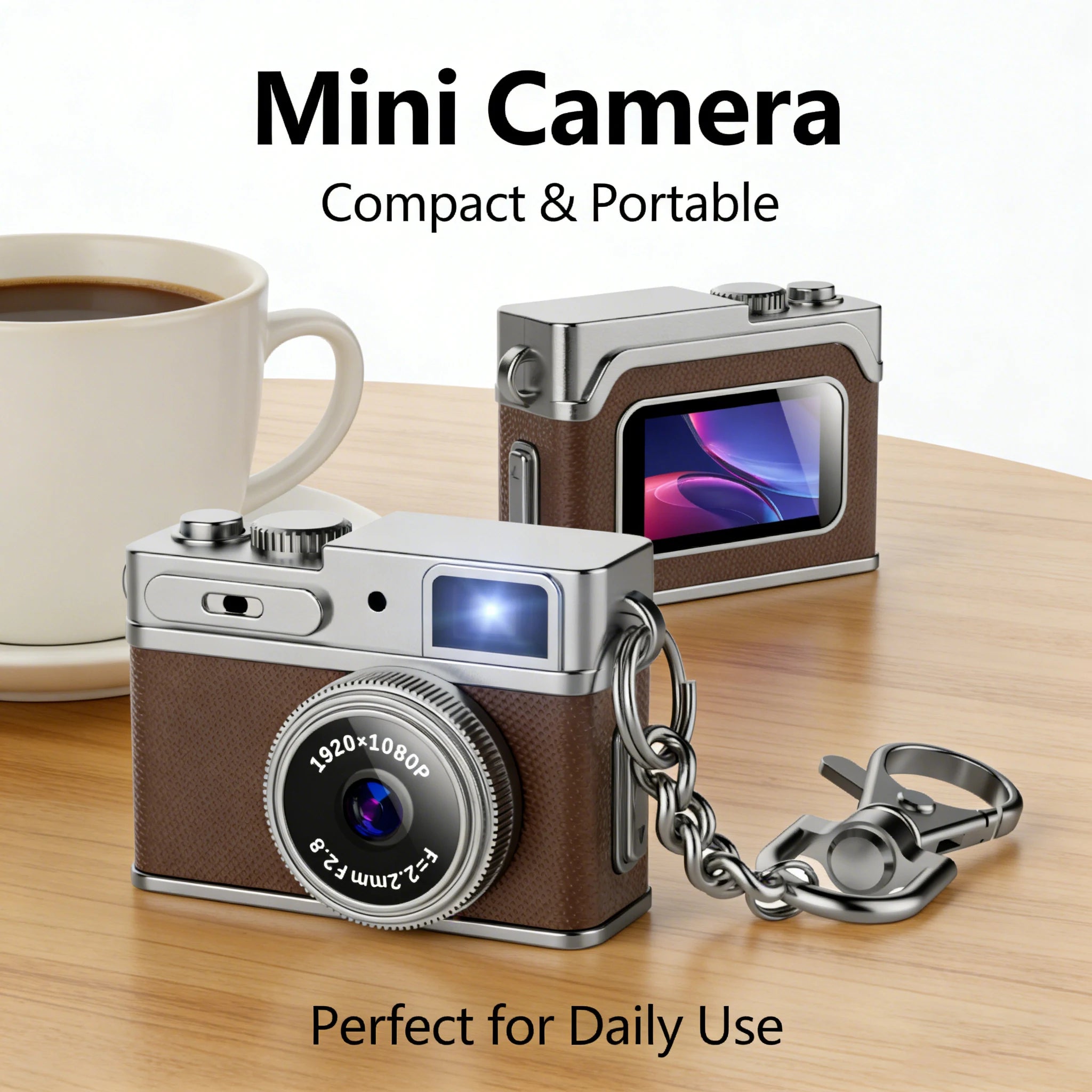 Cameră digitală mini retro Snap 1080P cu 6 filtre
