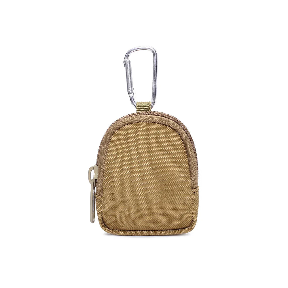 Compacte taille-tas voor sleutels en munten