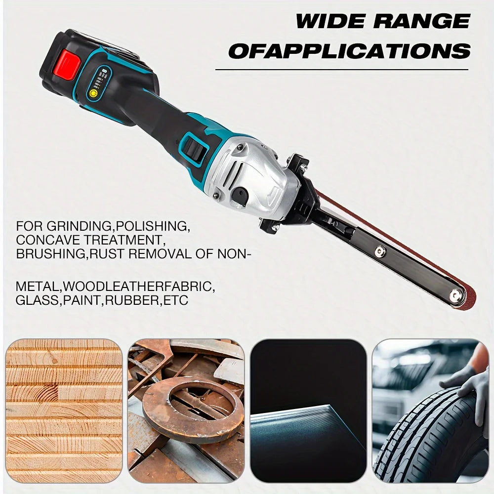 Angle-Grinder Belt-Sanding Attachment, 6/10-Piece Kits