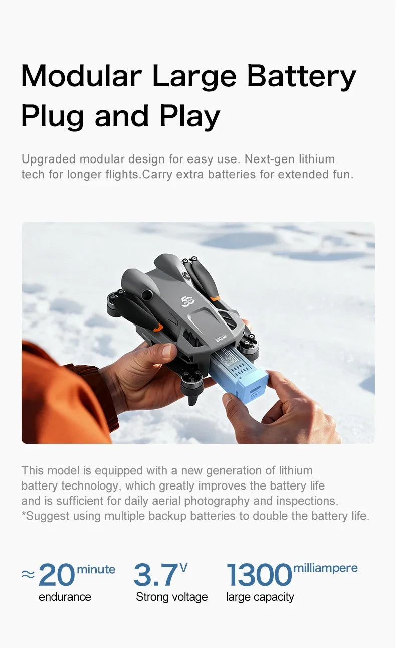 Lenovo GT50 8K Drone with 360° Obstacle Avoidance & 3KM Range