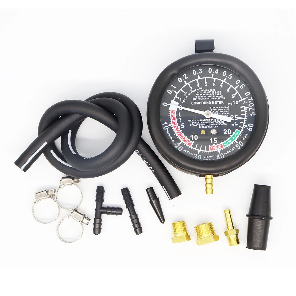 Automotive Fuel Pump and Vacuum Test Gauge