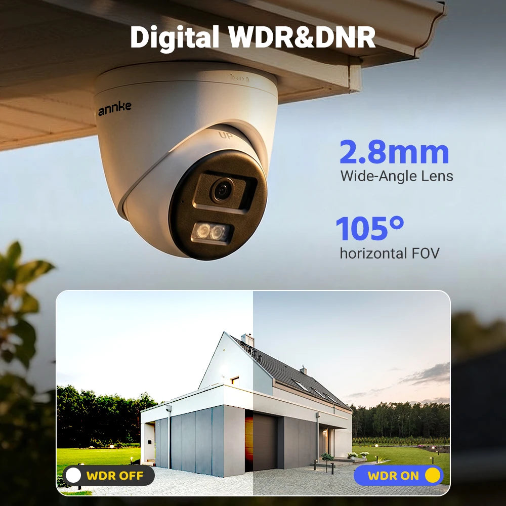 ANNKE 8CH 3K Wired CCTV Security Camera System with Night Vision
