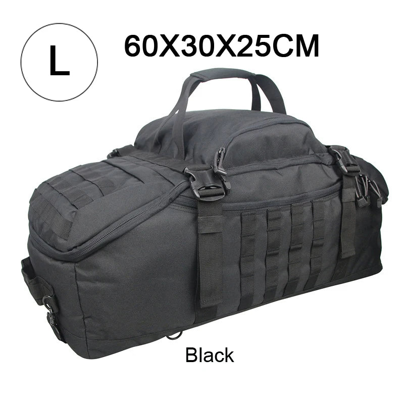Sac à dos tactique 30L–80L avec MOLLE pour salle de sport, voyage et plein air