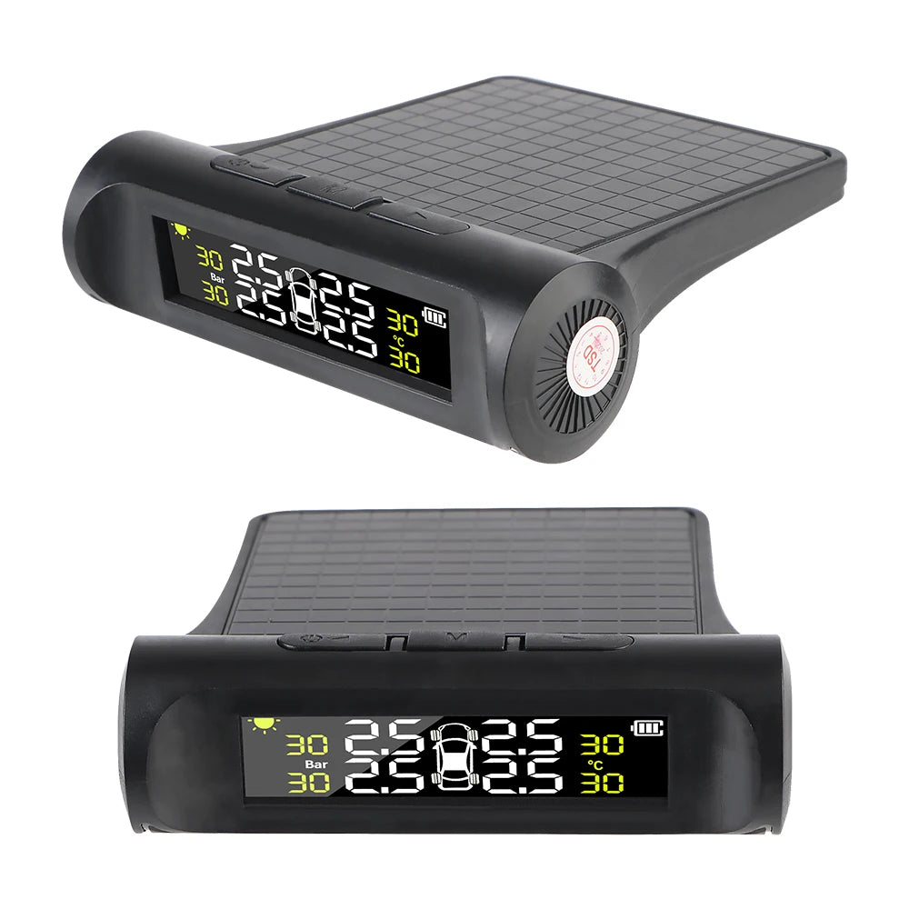 Solar TPMS Tire Pressure Monitoring System with External Sensors