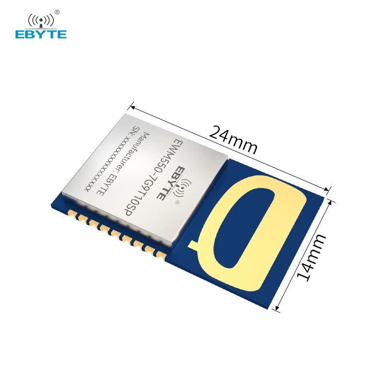 Breztolčni moduli za določen položaj brezžični razpon UWB modul ultraširine razdalje meritev UART CH5 CH9 SMD EBYTE EWM550