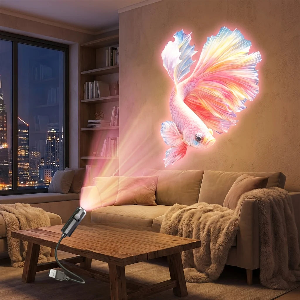 USB Marine-Themed Projection Light